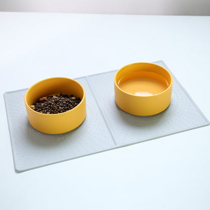 Silicone Pet Food Mat - Non-Slip, Waterproof, Oilproof